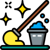 mop Cleaning Icon for Standard Cleaning